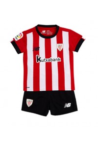 Athletic Bilbao Babyklær Hjemme Fotballdrakt til barn 2022-23 Korte ermer (+ Korte bukser)